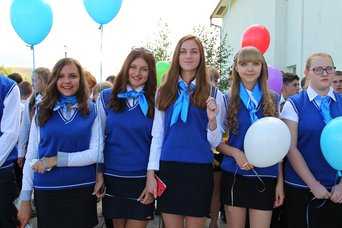 Ученицы "Газпром класса"