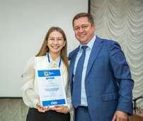 Анастасия Костюшина заняла 1 место в секции «Транспорт газа»