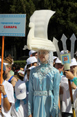 Символ Самары — Ладья — стал эффектной деталью карнавального костюма