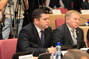 Владимир Субботин (слева) на заседании в Губернской думе